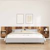vidaXL T&ecirc;te de lit avec armoire 3 pcs Bois Ancien Bois d'ing&eacute;nierie