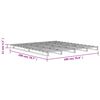 vidaXL Lit de palette sans matelas cire marron 180x200 cm pin massif