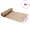 vidaXL Rouleau de jute 0,5 x 5 m 100 % jute 200 g/m&sup2;