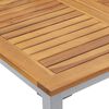 vidaXL Ensemble de salle &agrave; manger pour jardin 3 pcs Gris et marron