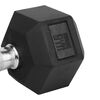 Orange Gym Halt&egrave;re hexagonale 20 kg Noir