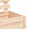 vidaXL Jardini&egrave;re avec support 79x39,5x114 cm bois de pin massif