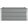 vidaXL Jardini&egrave;re Gris clair 100 x 100 x 45 cm Acier