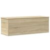 vidaXL Bo&icirc;te de rangement ch&ecirc;ne sonoma 102x35x35 cm bois d'ing&eacute;nierie