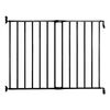 Noma Barri&egrave;re de s&eacute;curit&eacute; extensible 62-102 cm M&eacute;tal Noir