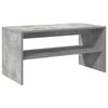 vidaXL Meuble TV Gris cement 80 x 40 x 40 cm Agglom&eacute;r&eacute;