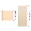 vidaXL Filet brise-vue PEHD 1,5 x 10 m Beige