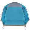 vidaXL Tente de familiale igloo 6 personnes bleu imperméable