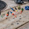 HI Ensemble d'outils de p&ecirc;che 30 pcs multicolore