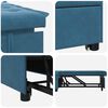 vidaXL Canap&eacute;-Lit Bleu 194 x 67 x 82 cm Velours