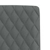vidaXL Chaises &agrave; manger lot de 4 gris fonc&eacute; tissu