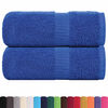 vidaXL Serviettes de toilette FROGN 2 pi&egrave;ces Bleu 30x30 cm 360 g/m&sup2;