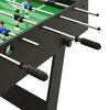 vidaXL Table de football pliante 121 x 61 x 80 cm Noir