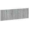 vidaXL T&ecirc;te de lit murale ALKMAAR Sonoma gris Bois d'ing&eacute;nierie