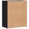 vidaXL Buffet noir 60x31x70 cm bois d'ing&eacute;nierie