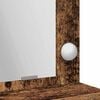 vidaXL Table de Toilette avec étagère Bois ancien 75,5 x 41 x 135 cm