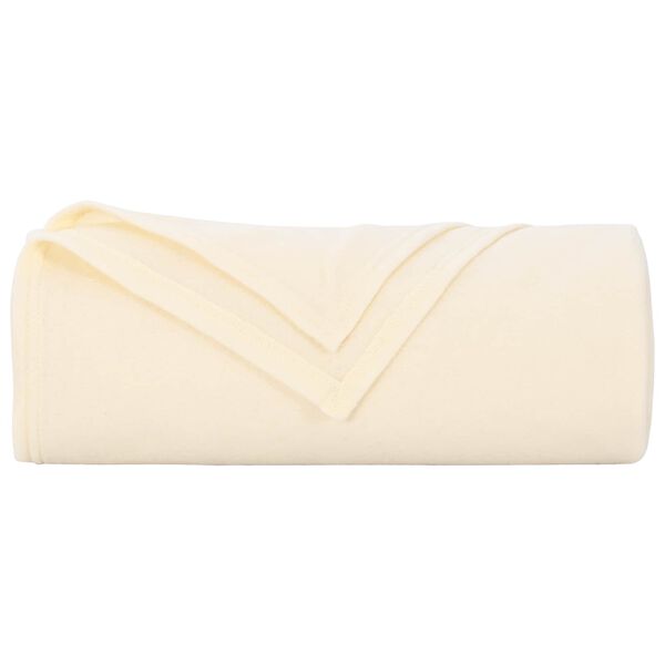 vidaXL Jet&eacute; Cr&egrave;me 280 x 210 cm Toison