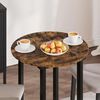 vidaXL Plateau de table Ch&ecirc;ne fum&eacute; 60 x 60 x 1,5 cm Bois d'ing&eacute;nierie