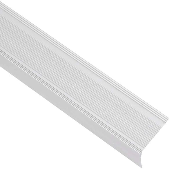 vidaXL Nez de marche forme en L 5 pcs aluminium 90 cm argent&eacute;