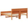 vidaXL Cadre de lit Brun cire 160 x 200 cm Bois d'ing&eacute;nierie