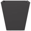 vidaXL Jardini&egrave;res 2 pcs noir 30x30x30 cm acier