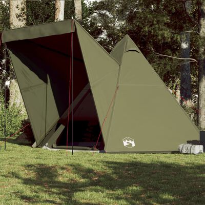 vidaXL Tente familiale tipi 6 personnes vert olive imperméable