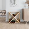 vidaXL Armoire &agrave; vin 62x25x62 cm Bois de pin massif