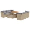 vidaXL Ensemble de canap&eacute; de jardin 11 pc 8-Nombre de places