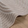 vidaXL Tapis de surface HUARTE Beige 280 x 200 cm Polyester