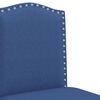 vidaXL Chaises de bar lot de 2 bois massif d'h&eacute;v&eacute;a et tissu