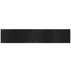 vidaXL Tapis rectangulaire noir 80x400 cm bambou