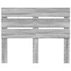 vidaXL T&ecirc;te de lit Gris Sonoma 135 cm Bois d'ing&eacute;nierie