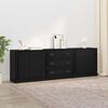 vidaXL Buffets avec tiroir 3 pcs Ch&ecirc;ne artisanal 70 x 35,5 x 67,5 cm