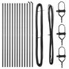 vidaXL Poteau de cl&ocirc;ture. 13 pcs Gris Acier