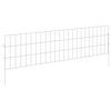 vidaXL Cl&ocirc;ture de jardin avec piquets 12 pc 115 x 30 cm Argent&eacute;