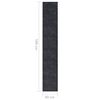 vidaXL Tapis BCF Anthracite 80x500 cm