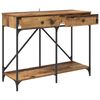 vidaXL Table console Bois Ancien 100 x 39 x 78,5 cm Bois d'ing&eacute;nierie