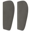 vidaXL Sommier &agrave; lattes de lit et matelas Gris fonc&eacute; 80x200 cm Velours