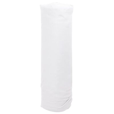 vidaXL Membrane géotextile blanc 1 x 10 m fibre de polyester