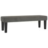 vidaXL Sommier &agrave; lattes de lit et matelas Gris fonc&eacute; 140x200cm Velours