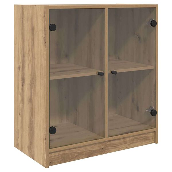vidaXL Meuble d'appoint Ch&ecirc;ne artisanal 68 x 37 x 75,5 cm