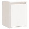 vidaXL Armoire murale Blanc 30x30x40 cm Bois de pin massif