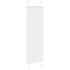 vidaXL Store pliss&eacute; blanc 45x100 cm largeur du tissu 44,4 cm polyester