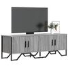 vidaXL Meuble TV sonoma gris 122x34x41 cm bois d'ing&eacute;nierie