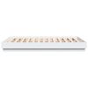 vidaXL Cadre de lit avec LED sans matelas blanc 150x200 cm