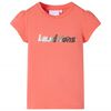 T-shirt enfant &agrave; manches courtes corail 104