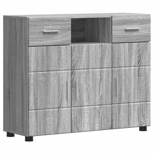 vidaXL Cabinet en Bois Gris Sonoma Bois d'ing&eacute;nierie