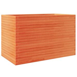 vidaXL Jardini&egrave;re cire marron 110x60x68,5 cm bois de pin massif