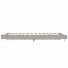 vidaXL Cadre de lit sans matelas sonoma gris 120x190 cm