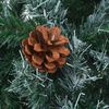 vidaXL Arbre de No&euml;l artificiel pr&eacute;-&eacute;clair&eacute;/boules pommes de pin 180cm